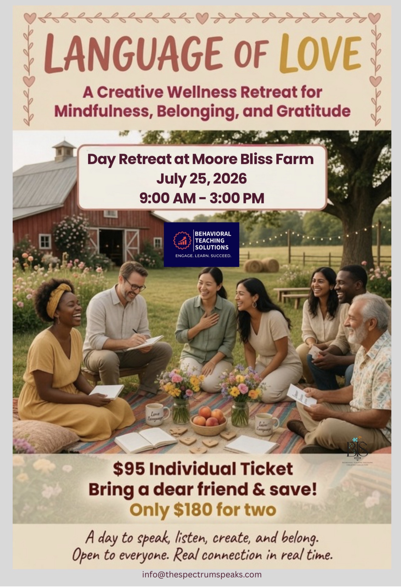 Language of Love retreat community gathering